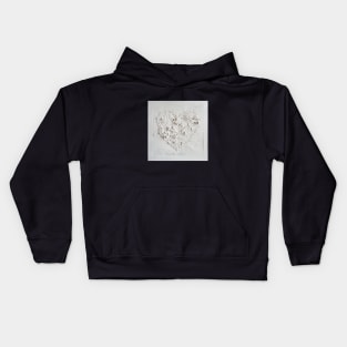 " The white heart of the scraper " collage artwork Kids Hoodie